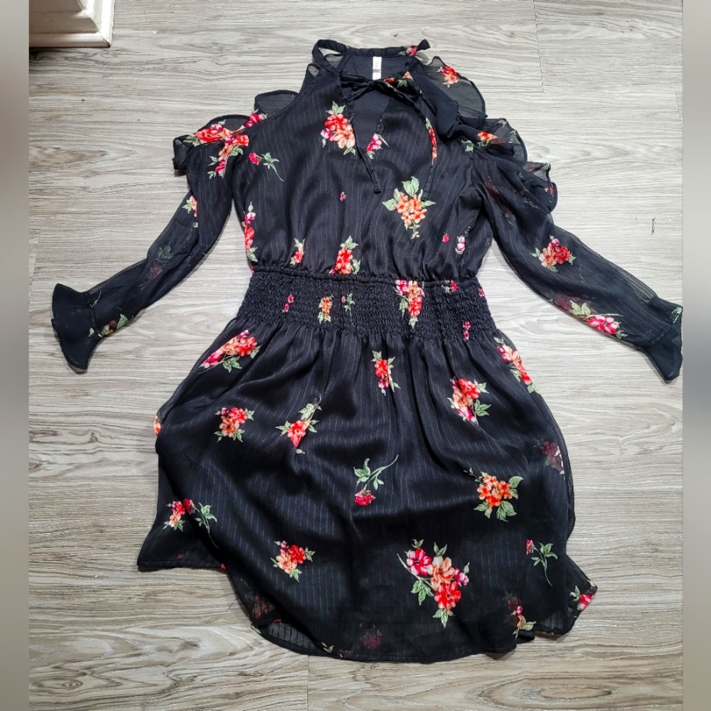 Black Floral Dress